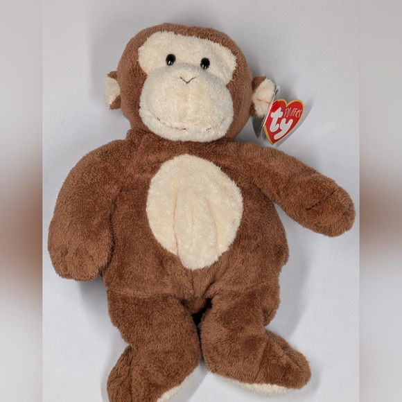 TY Pluffies 10" Dangles the Monkey Stuffed Animal w/tag-1st/Original 2002 - Picture 5 of 15